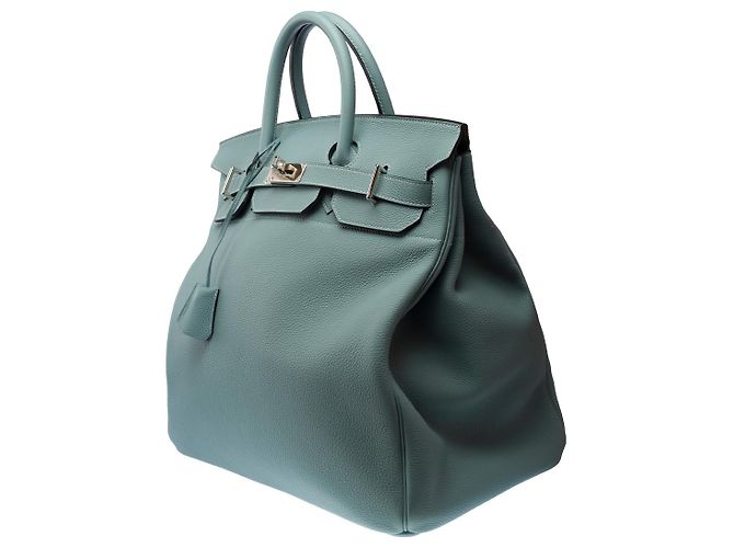 Haut à courroies Hermès Borsa HERMES Haut a Courroies in Pelle Blu - 103133 - vista 5