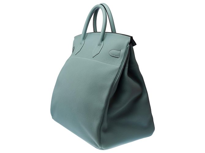 Haut à courroies Hermès Borsa HERMES Haut a Courroies in Pelle Blu - 103133 - vista 6