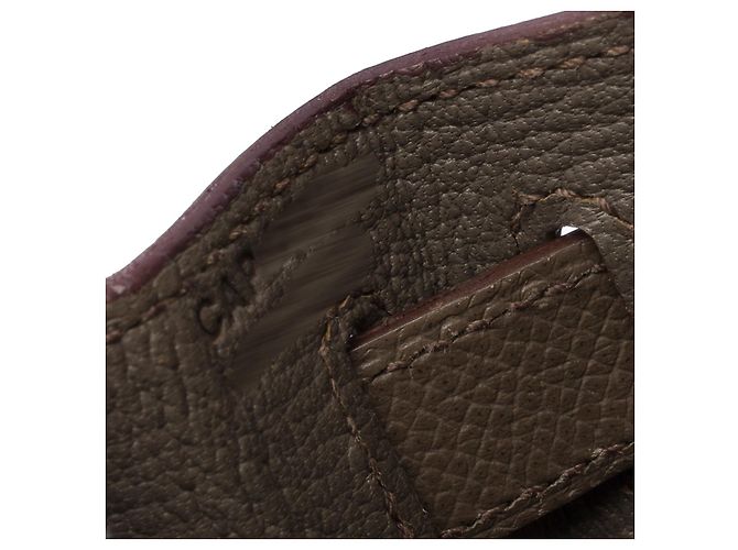 Hermès Borsa HERMES Kelly 28 in Pelle Grigia - 103124 Grigio - vista 8