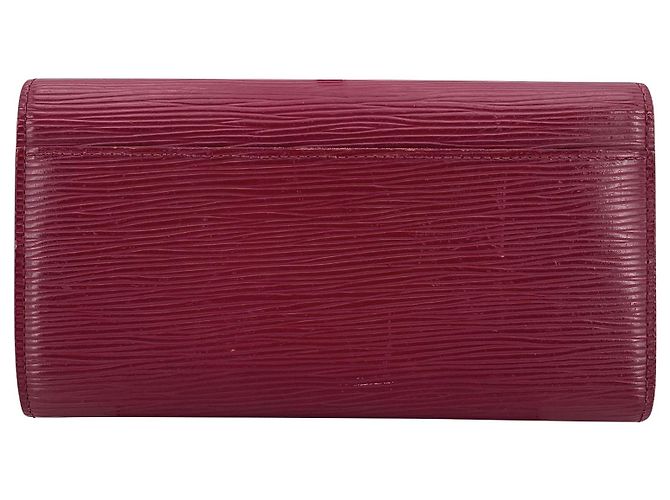 Louis Vuitton Lederbörse Sarah Rot - Ansicht 3