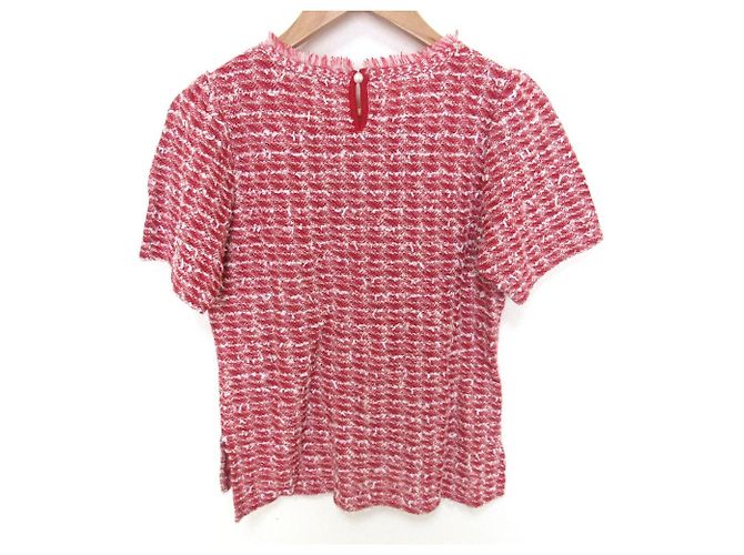 Autre Marque Rene Knit Pullover Cashmere Blend Knit Pullover Red - view 2