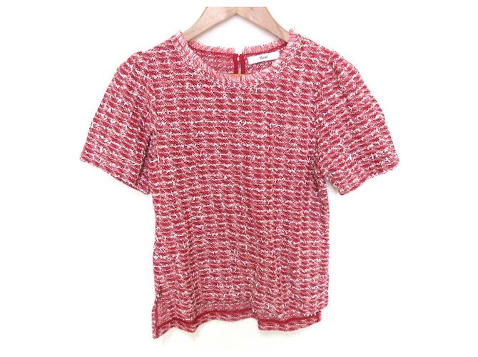 Autre Marque Rene Knit Pullover Cashmere Blend Knit Pullover Red - view 3