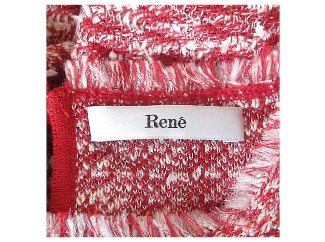 Autre Marque Rene Knit Pullover Cashmere Blend Knit Pullover Red - view 6