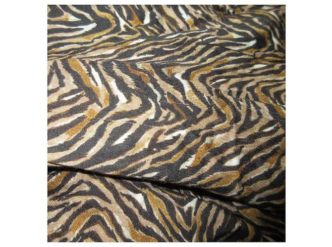 Autre Marque Lisiere Tiger Print Kleid Braun - Ansicht 8