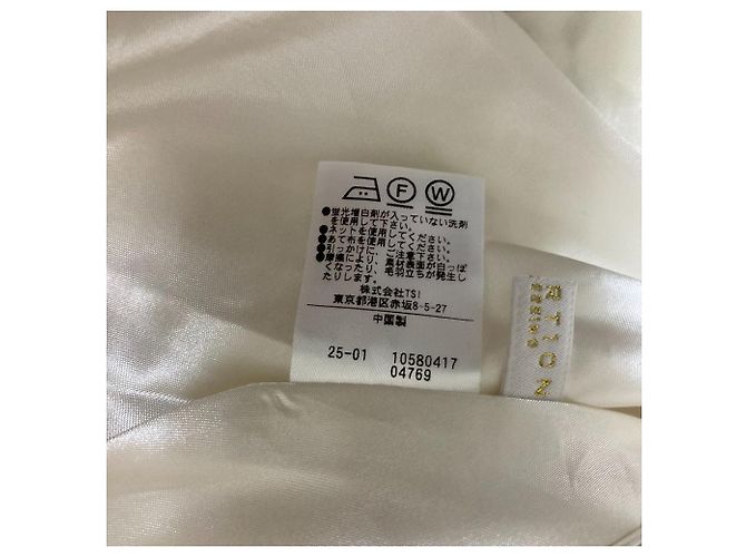 Autre Marque Ausschnittstickerei Kleid PROPORTION BODY DRESSING Weiß - Ansicht 11