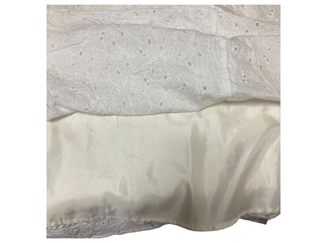 Autre Marque Ausschnittstickerei Kleid PROPORTION BODY DRESSING Weiß - Ansicht 9