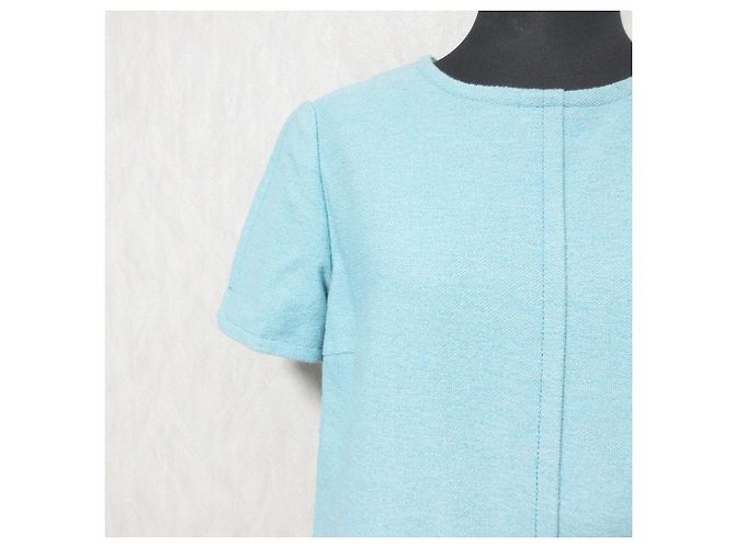 Autre Marque Knie-langes Kleid EL MIDAS Blau - Ansicht 4
