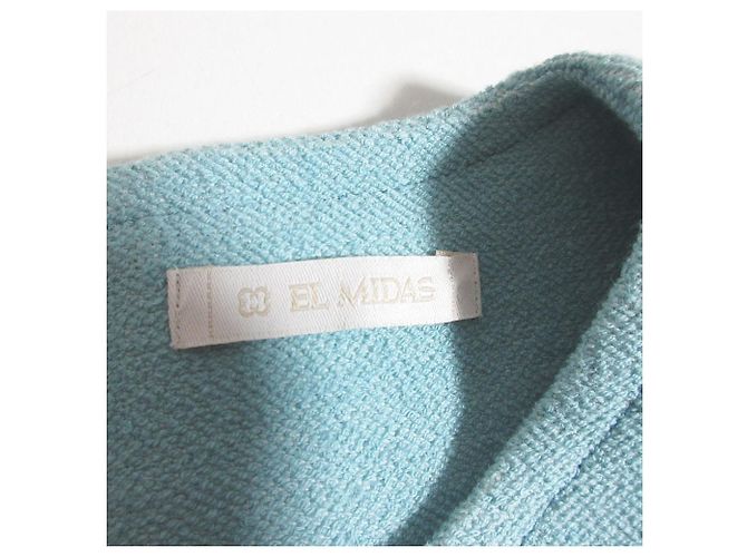 Autre Marque Knie-langes Kleid EL MIDAS Blau - Ansicht 6