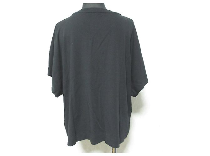 Autre Marque Weicher, runder Rippenpullover von DES PRES Schwarz - Ansicht 2
