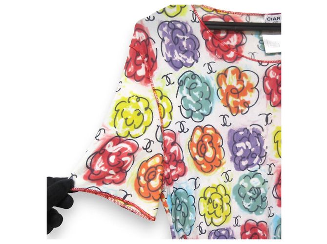 Timeless Camiseta Camelia Chanel Multicolor - vista 3