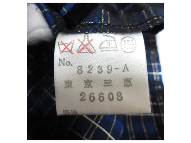 Autre Marque Leilian Karo Pullover Bluse Blau Marineblau - Ansicht 5