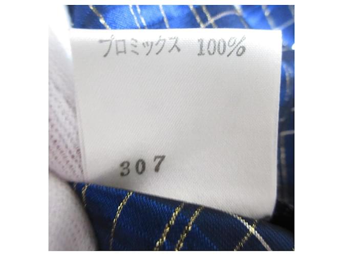 Autre Marque Leilian Karo Pullover Bluse Blau Marineblau - Ansicht 6