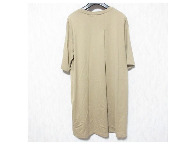 Autre Marque Camiseta larga asimétrica de capas ATON Beige - vista 2