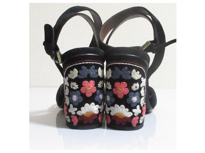 Chloé See By Chloe Suede Embroidered Sandals - view 7