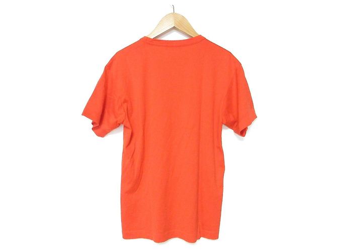 Camiseta de algodón de manga corta Acne Studios Naranja - vista 2