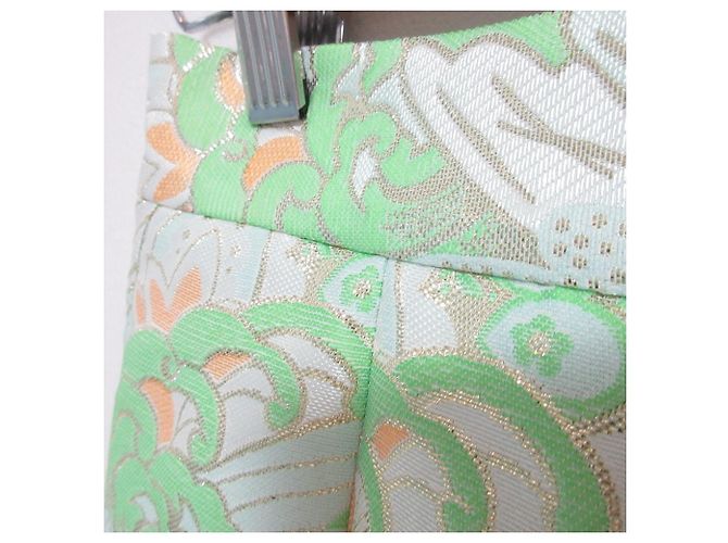 Saia plissada estampada Marni Verde - vista 3