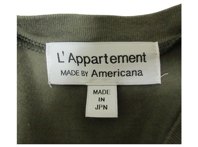 Autre Marque Abito con zip AMERICANA Hem Verde Cachi - vista 3