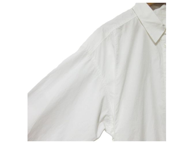 Autre Marque Gestufte Hemdkleid Grace Class Weiß - Ansicht 3