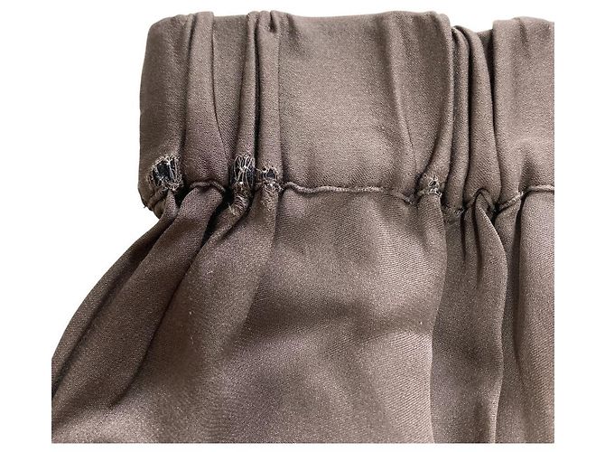 Autre Marque MUSE von Deuxieme Classe Seiden Stretch Easy Pants Braun - Ansicht 9