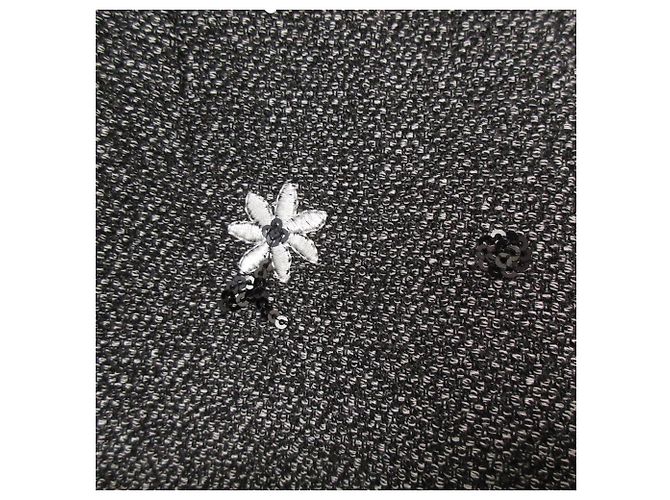 Autre Marque M'S GRACY Flower Embroidery Sequin Tweed Setup Brown Black - view 5