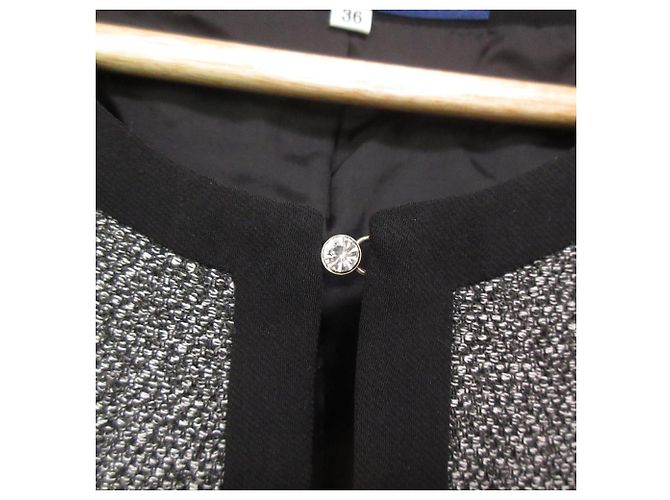 Autre Marque M'S GRACY Flower Embroidery Sequin Tweed Setup Brown Black - view 7