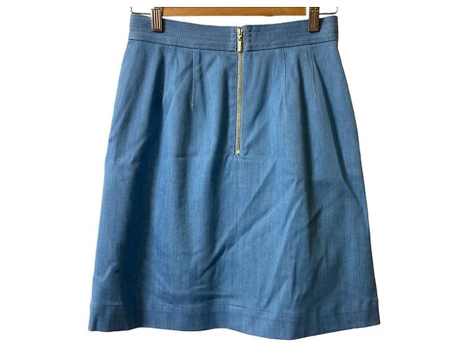Autre Marque Falda Tuck de Denim ANAYI Azul - vista 2