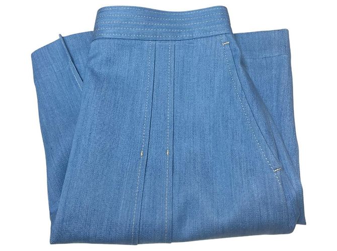 Autre Marque Falda Tuck de Denim ANAYI Azul - vista 4
