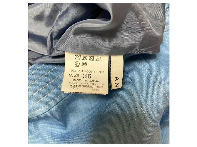 Autre Marque Falda Tuck de Denim ANAYI Azul - vista 6