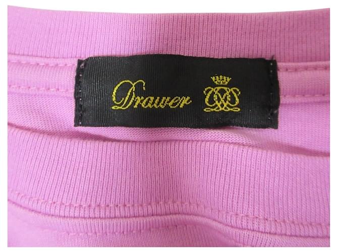 Autre Marque Pullover in cotone a maniche corte Drawer Rosa - vista 3