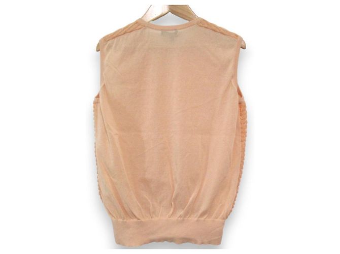 Autre Marque 18G Frill Strickweste Drawer Orange - Ansicht 2
