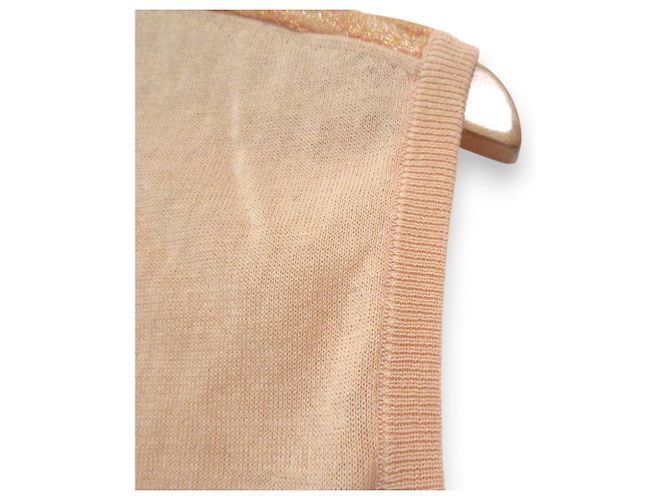 Autre Marque 18G Frill Strickweste Drawer Orange - Ansicht 3