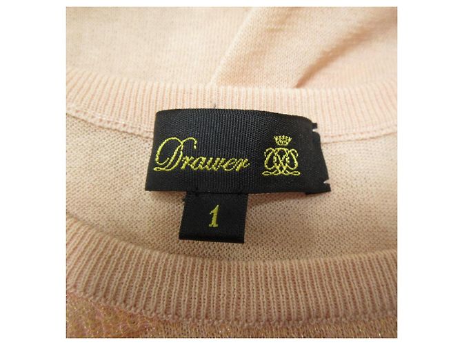 Autre Marque 18G Frill Strickweste Drawer Orange - Ansicht 6
