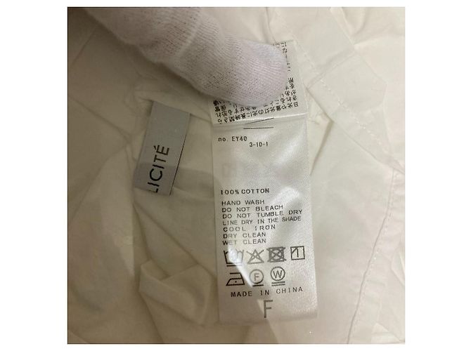 Autre Marque Breite Rüschbluse Simplicite Weiß - Ansicht 9