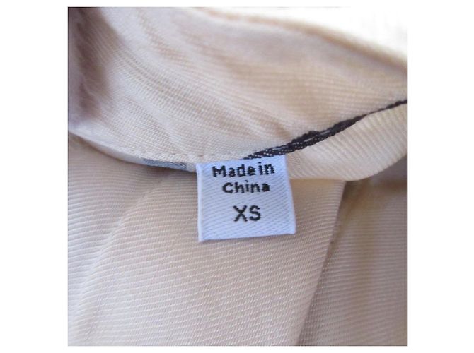 Autre Marque Camicia a Righe a Maniche Lunghe Equipment Beige - vista 11