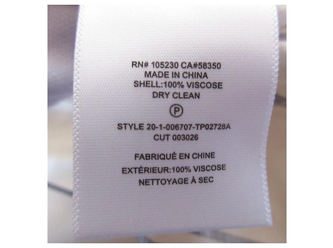 Autre Marque Camicia a Righe a Maniche Lunghe Equipment Beige - vista 9