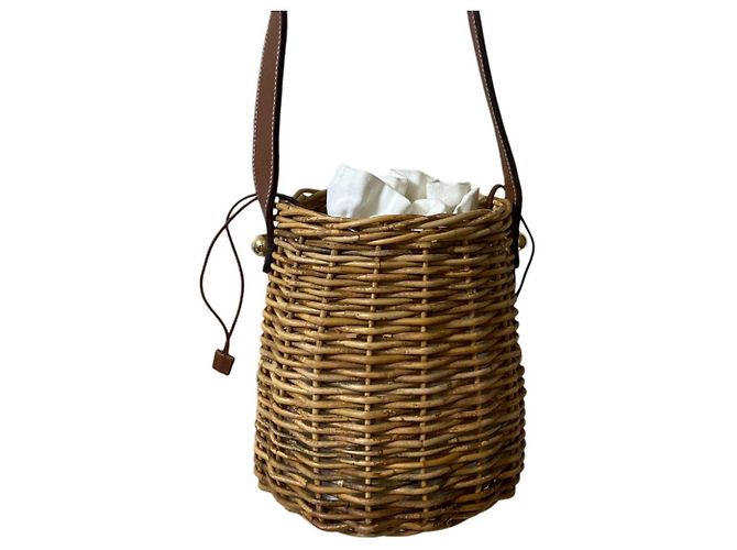 Autre Marque Borsa a Spalla Manimaris Beige - vista 3