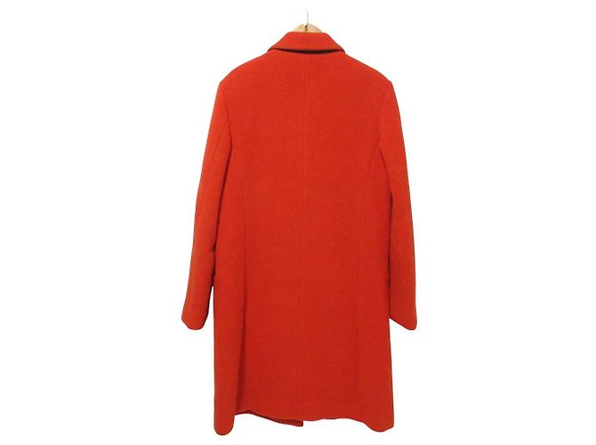 ISSEY MIYAKE Chester Coat Wool Angora Coat Orange - view 2