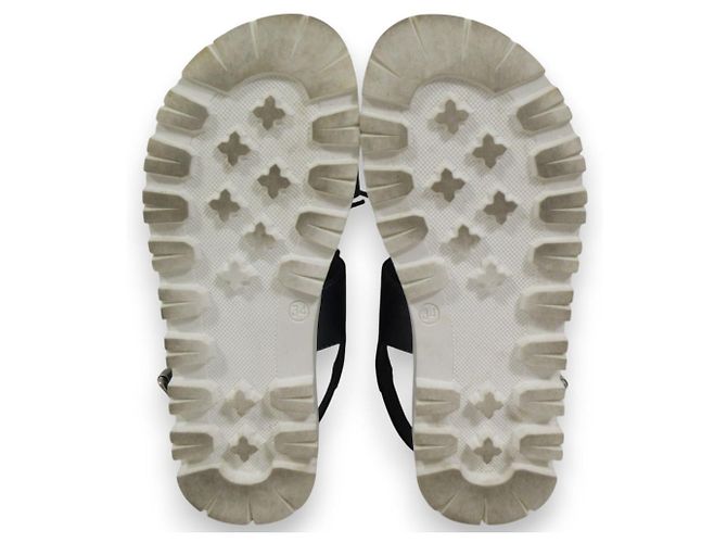 Sandali in pelle con frange Marni Blu - vista 6