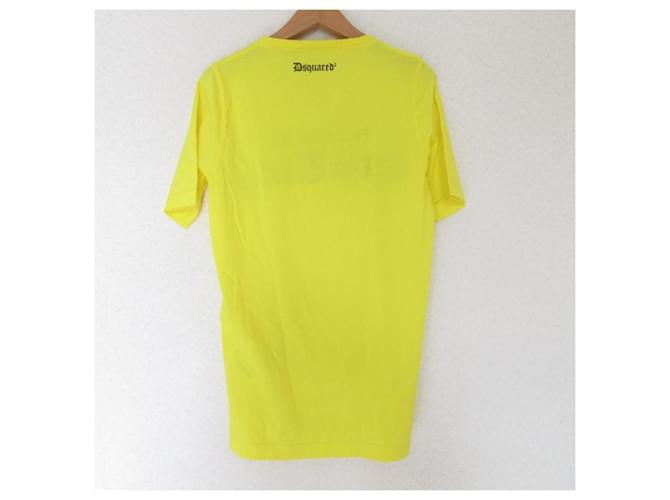 Autre Marque Camiseta de algodón estampada DSQUARED2 Amarillo - vista 2