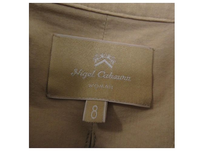 Autre Marque Vestido de algodón y lino Nigel Cabourn Beige - vista 11