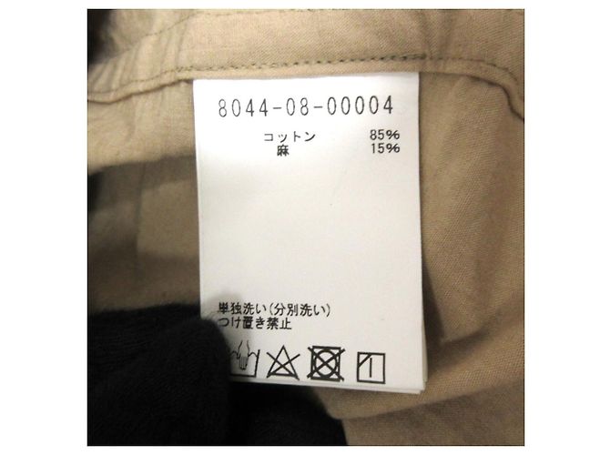 Autre Marque Vestido de algodón y lino Nigel Cabourn Beige - vista 12