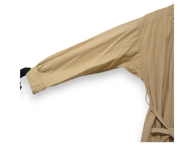 Autre Marque Vestido de algodón y lino Nigel Cabourn Beige - vista 5