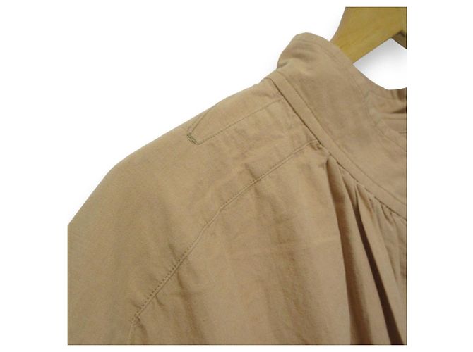 Autre Marque Vestido de algodón y lino Nigel Cabourn Beige - vista 7