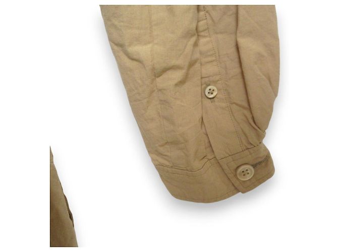 Autre Marque Vestido de algodón y lino Nigel Cabourn Beige - vista 8