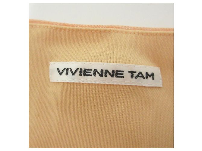 Autre Marque Pullover Power Net VIVIENNE TAM Beige Arancione - vista 3