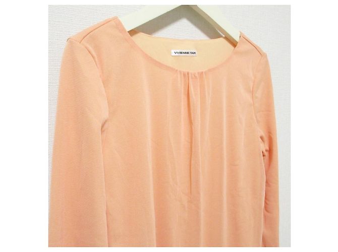 Autre Marque Pullover Power Net VIVIENNE TAM Beige Arancione - vista 4
