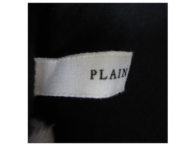 Autre Marque PLAIN PEOPLE Kurzarm Pullover mit voluminösen Ärmeln Schwarz - Ansicht 3