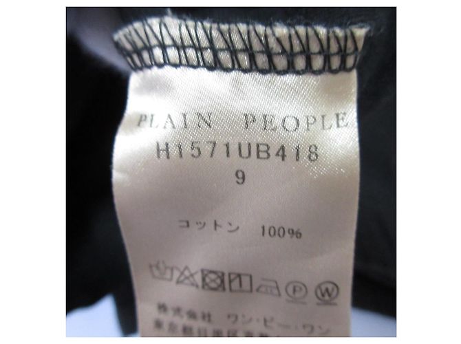 Autre Marque PLAIN PEOPLE Kurzarm Pullover mit voluminösen Ärmeln Schwarz - Ansicht 6