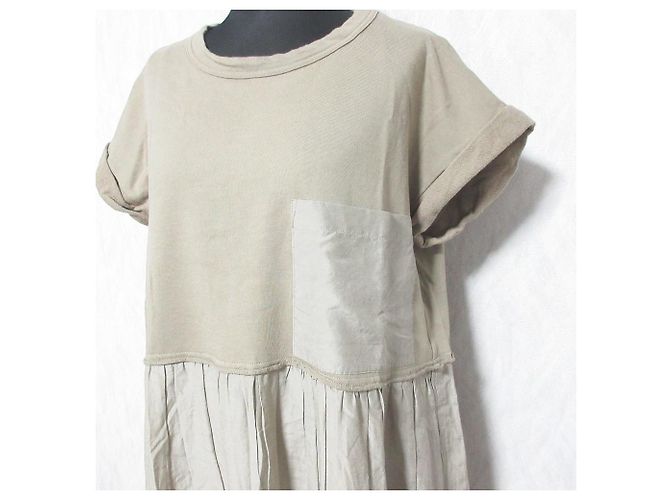 Autre Marque Pocket Kleid PLAIN PEOPLE Beige - Ansicht 4