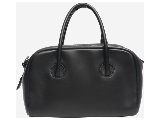 Autre Marque Borsa a tracolla 2 in 1 in pelle nera Nero - vista 3